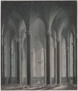 The Residence of a Prince. Interior View by Karl Friedrich Schinkel
