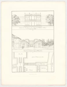 The Extended Wilhelmsstrasse, Plate 19 from the Series "Collection of Architectural Designs" by Karl Friedrich Schinkel