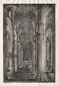 Interior of St. Stephens Cathedral in Vienna