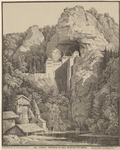 Predjama Castle by Karl Friedrich Schinkel