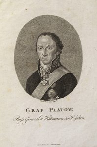Portrait of Count Matvei Ivanovich Platov 1757-1818 by Karl Friedrich Schulz