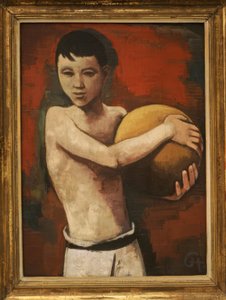 Boy with a Ball by Karl Hofer
