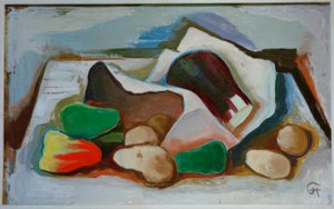 Vegetable Still Life by Karl Hofer