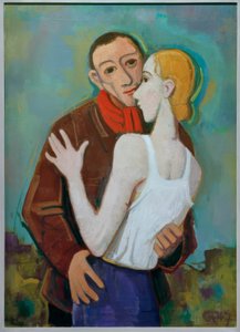 Lovers by Karl Hofer