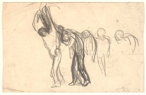 Composition Sketch: Some People Carrying a Dead Person?
