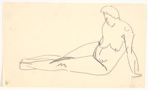 Seated Model by Karl Isakson