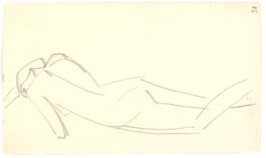 Standing Model, Seen from Behind by Karl Isakson