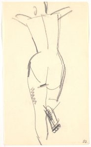 Standing Model, Seen from Behind