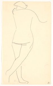 Standing Model, Seen from Behind by Karl Isakson
