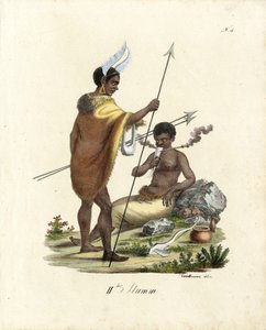 African Warriors with Weapons