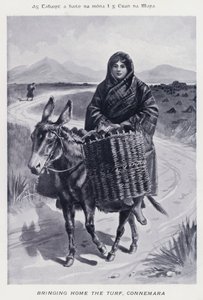 Bringing Home the Turf, Connemara by Karl Karlovich Piratsky