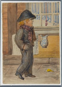 Police Gazette Newspaper Boy