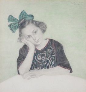 Portrait of a Girl by Karl Mediz