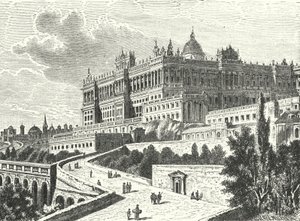 Royal Palace, Madrid, Spain by Karl Muller