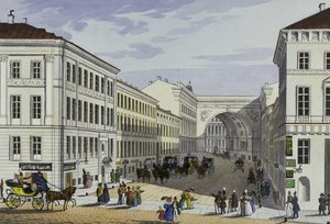 Millionnaya Street and Kotomin House in Saint Petersburg