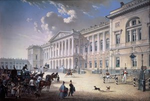 The Old Michael Palace in Saint Petersburg, 1832