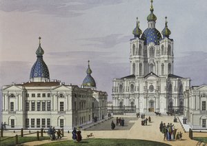 The Smolny Convent of the Resurrection in St. Petersburg