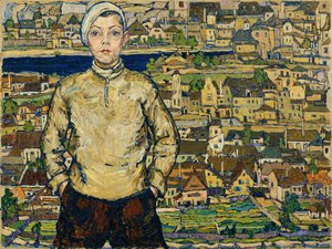 Boy in the Landscape by Karl Suschnik