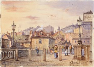 The Magdalene Bridge over the Wien River