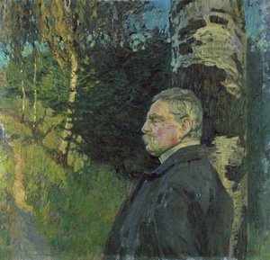 Portrait of Detlef von Liliencron (1844-1909) 1906