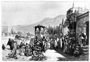Distribution of Dates in a Cemetery in Cairo