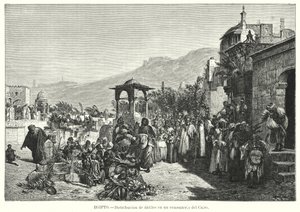 Distribution of Dates in a Cemetery, Cairo, Egypt by Karl Wilhelm Gentz