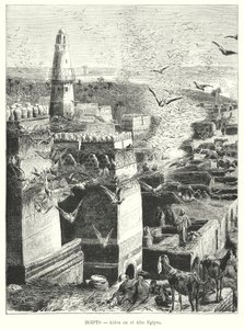 Village in Upper Egypt by Karl Wilhelm Gentz