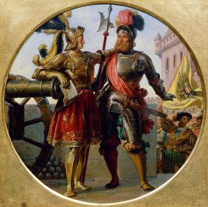 Emperor Maximilian I and Georg von Frunsberg