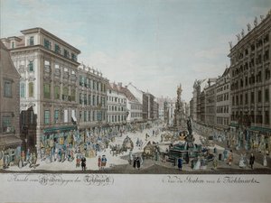 The Graben in Vienna by Karl von Schutz