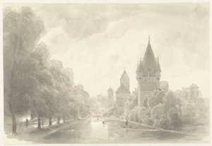 City Wall with Towers by Kasparus Karsen (possibly)