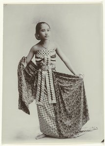 Studio Portrait of a Javanese Dancer