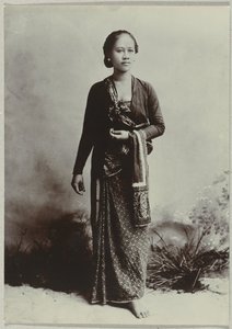 Studio Portrait of a Young Javanese Woman