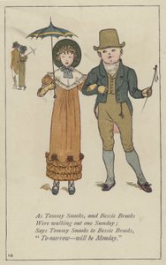 As Tommy Snooks and Bessie Brooks by Kate (after) Greenaway