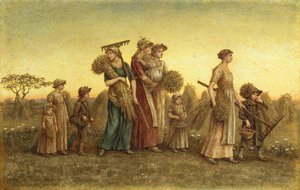 Gleaners Going Home by Kate Greenaway