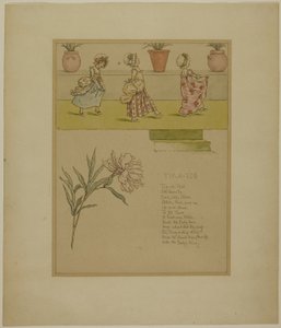 Study for Tip a Toe, from Marigold Garden by Kate Greenaway