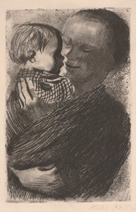 Mother with Child in Her Arms