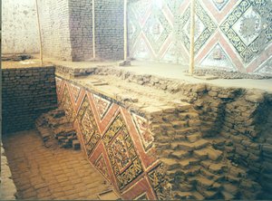 Interior of the Pyramid, Possibly a Temple Complex, Built by the Moche People, c.AD 200-500 by Katie Attenborough