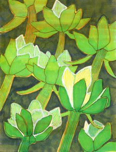 Lush Green Artichokes by Katie O'Shea