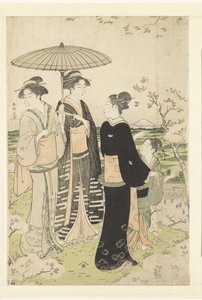 Admiring Cherry Blossoms at Asukayama