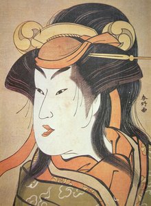 Head of Japanese male actor in female role, c.1787-88