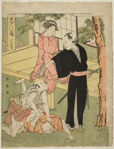 Act Seven: The Ichiriki Teahouse from the Play Chushingura (Treasury of the Forty-seven Loyal Retainers)