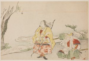 Empress Jingu and Her Minister Takenouchi no Sukune