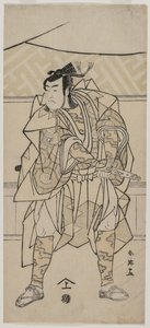 Ichikawa Monnosuke II as a Samurai by Katsukawa Shunei
