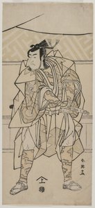 Ichikawa Monnosuke II as a Samurai, 1791 by Katsukawa Shunei