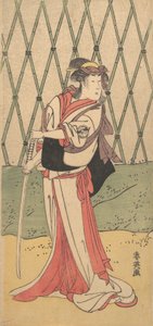 Segawa Kikunojo in a Female Role, 1762-1819 by Katsukawa Shun