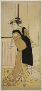 The Actor Segawa Kikunojo III as Otoma in the Play Sayo no Nakayama Hiiki no Tsurigane, Performed at the Nakamura Theater in the Eleventh Month, 1790 by Katsukawa Shun