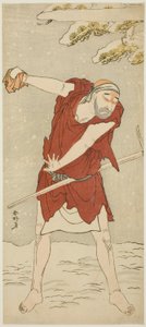 Actor Onoe Matsusuke I as a Mendicant Monk in 