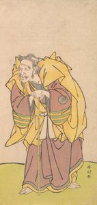 Nakamura Tomijuro as an Old Man with a Scanty Beard, ca. 1780