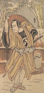 The Fifth Ichikawa Danjuro as a Man in Winter Apparel by Katsukawa Shunko