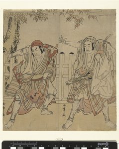 Actors Otani Hiroji III and Otani Tomoemon by Katsukawa Shunsho